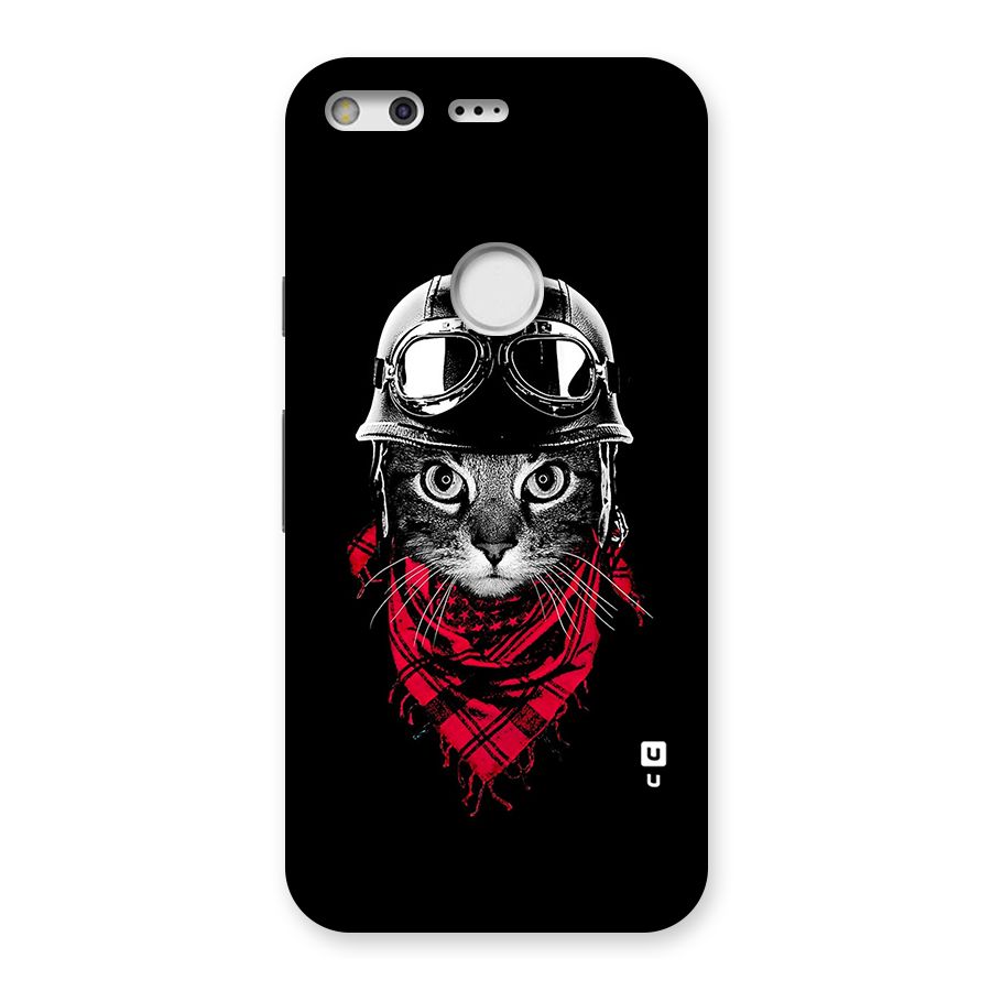 Cool Biker Cat Back Case for Google Pixel