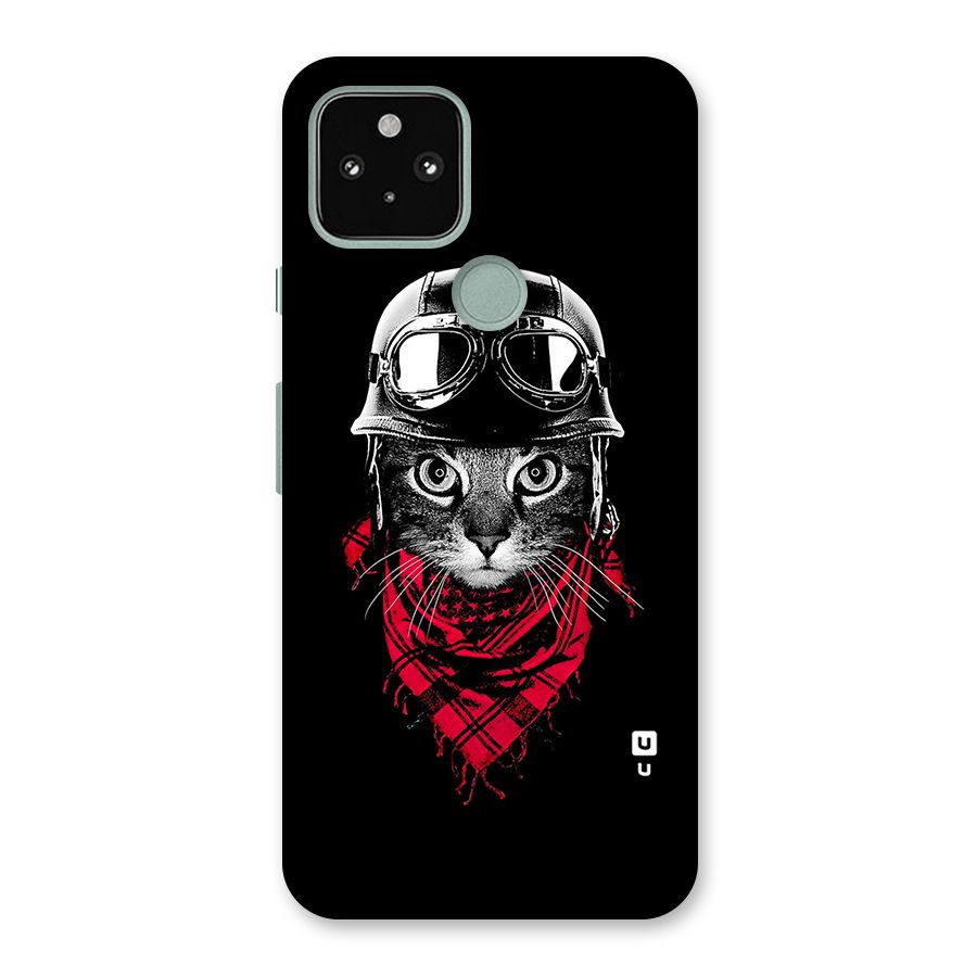 Cool Biker Cat Back Case for Google Pixel 5