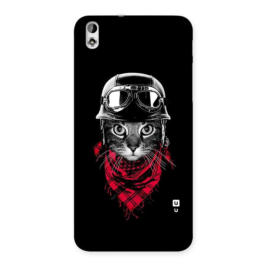 Cool Biker Cat Back Case for HTC Desire 816g