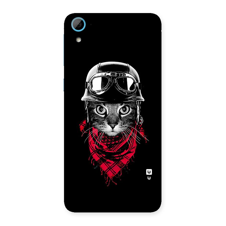 Cool Biker Cat Back Case for HTC Desire 826