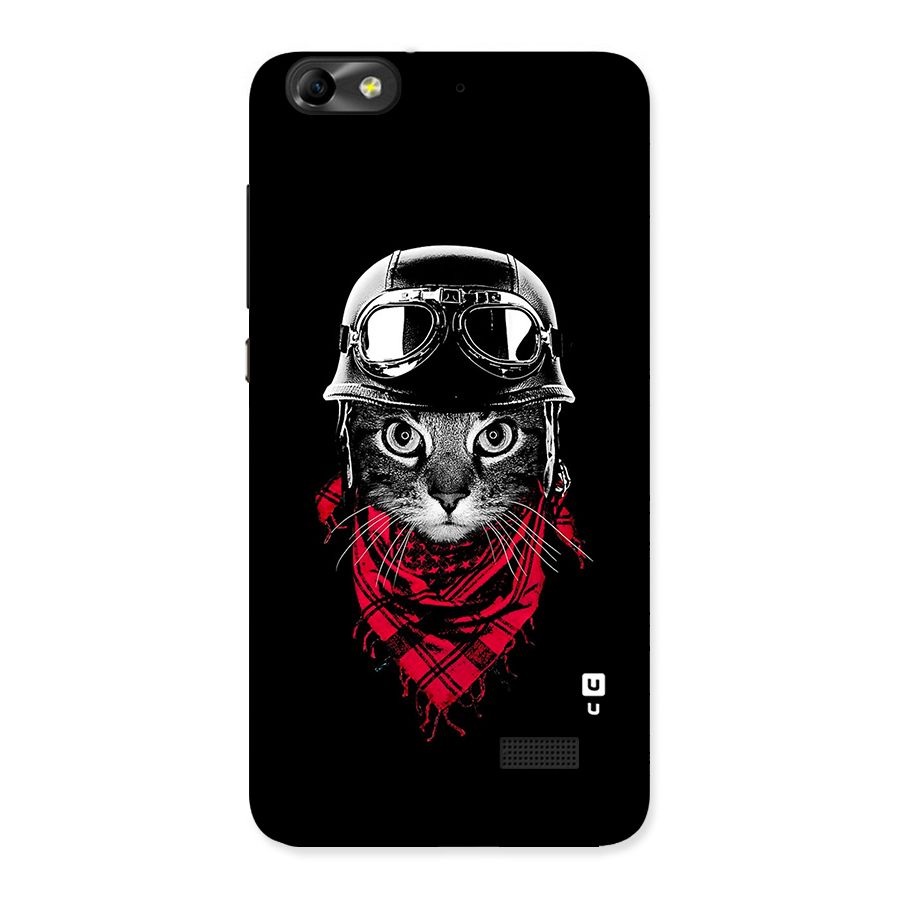 Cool Biker Cat Back Case for Honor 4C