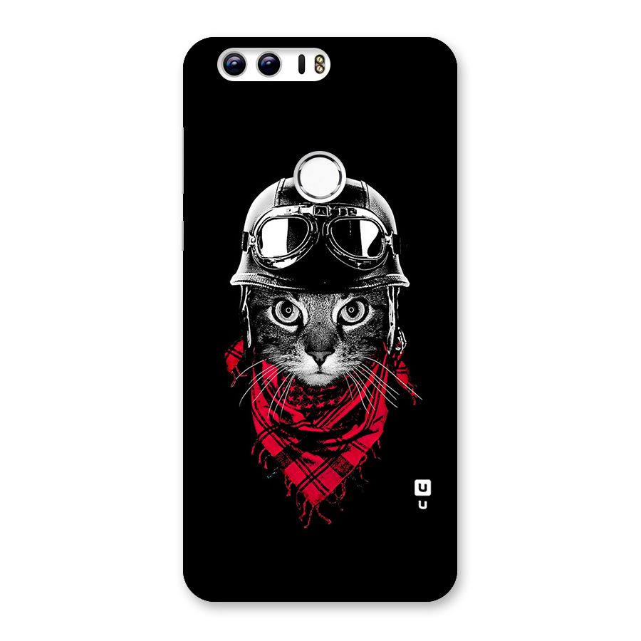 Cool Biker Cat Back Case for Honor 8