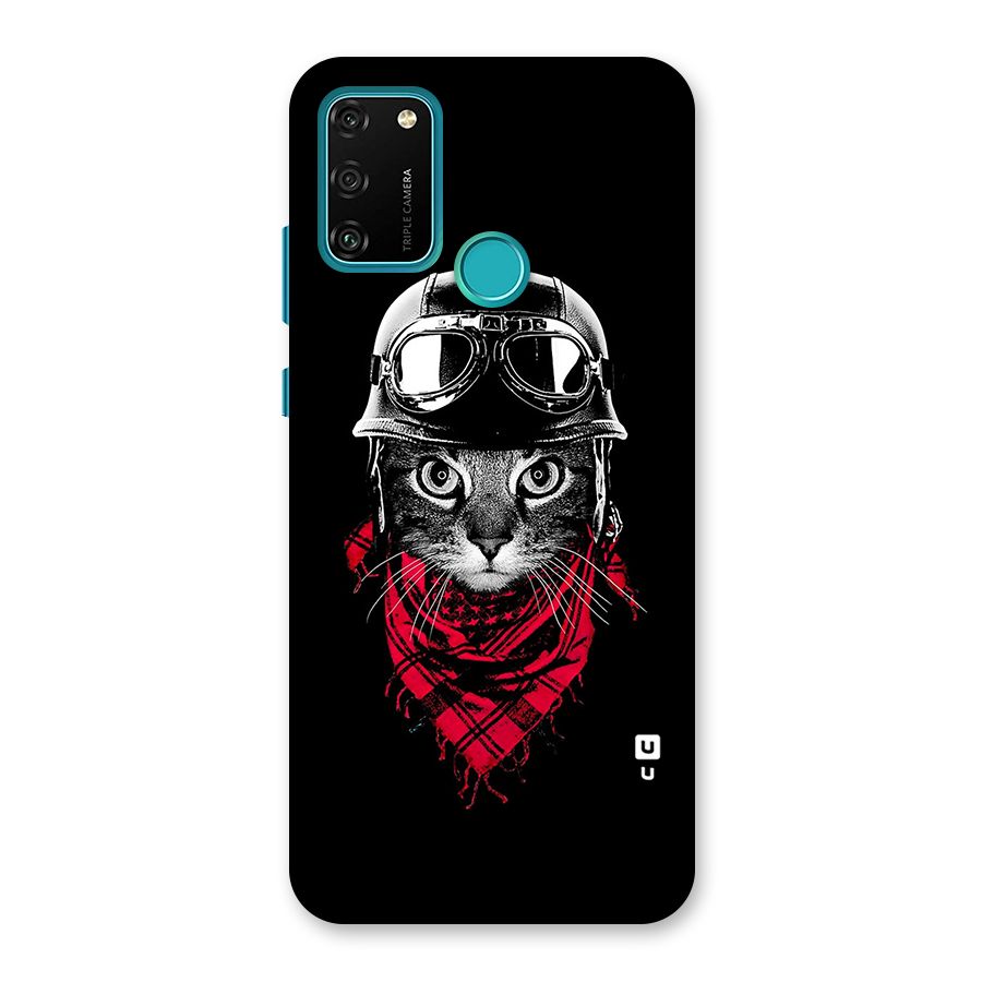 Cool Biker Cat Back Case for Honor 9A