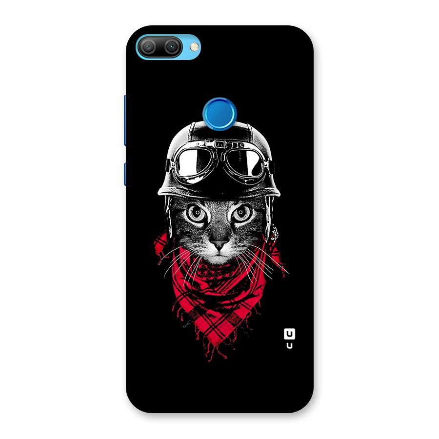 Cool Biker Cat Back Case for Honor 9N