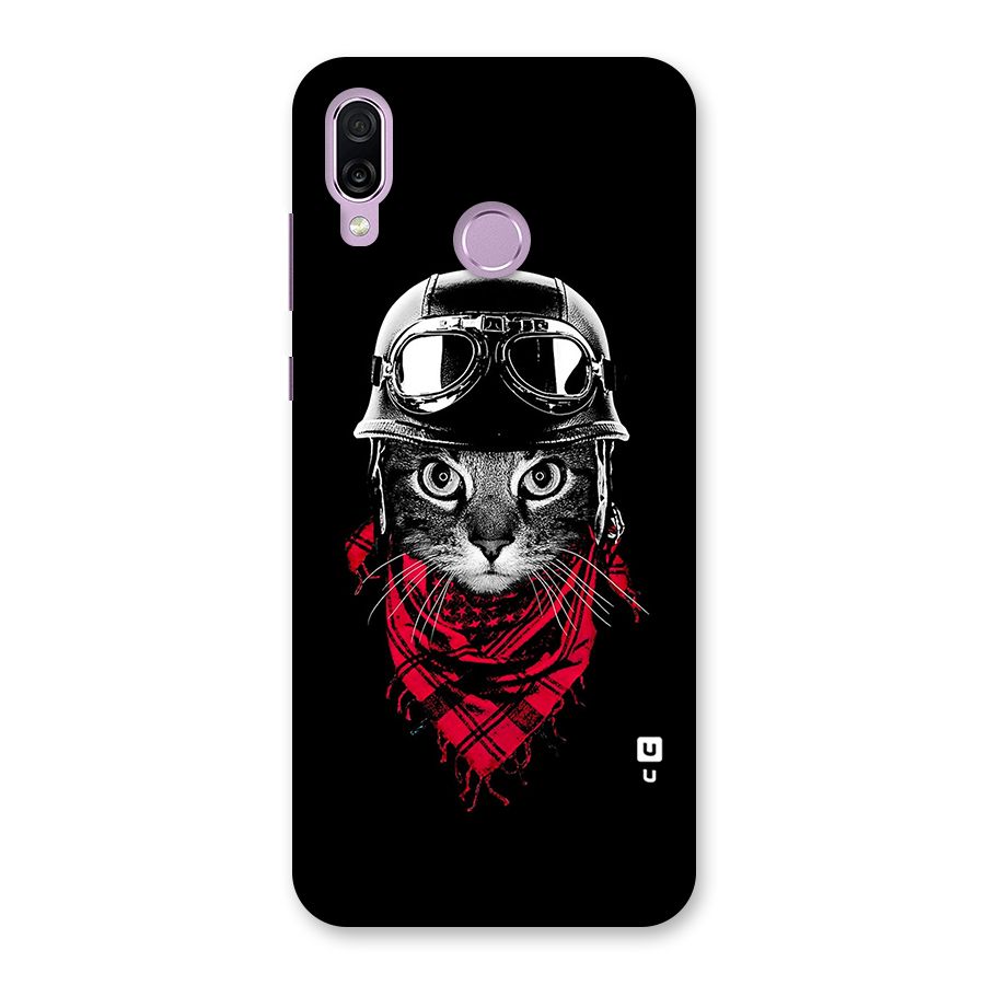 Cool Biker Cat Back Case for Honor Play