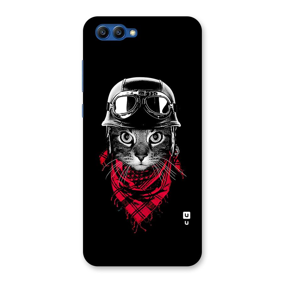 Cool Biker Cat Back Case for Honor View 10