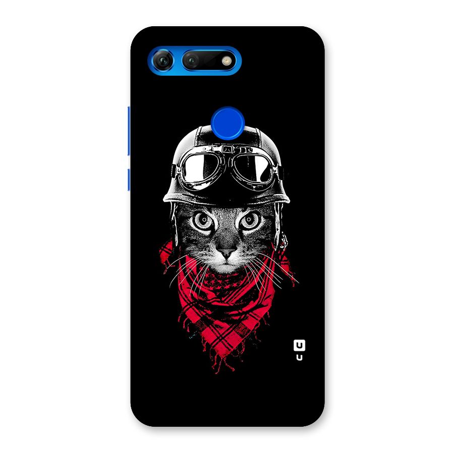 Cool Biker Cat Back Case for Honor View 20