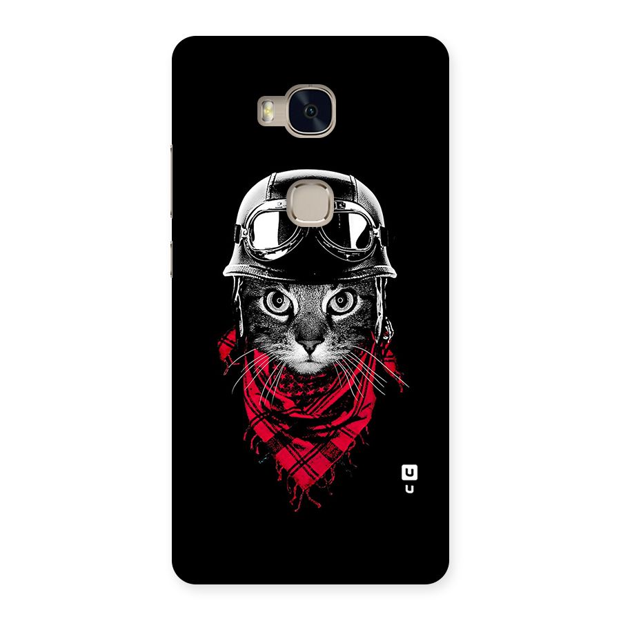 Cool Biker Cat Back Case for Huawei Honor 5X