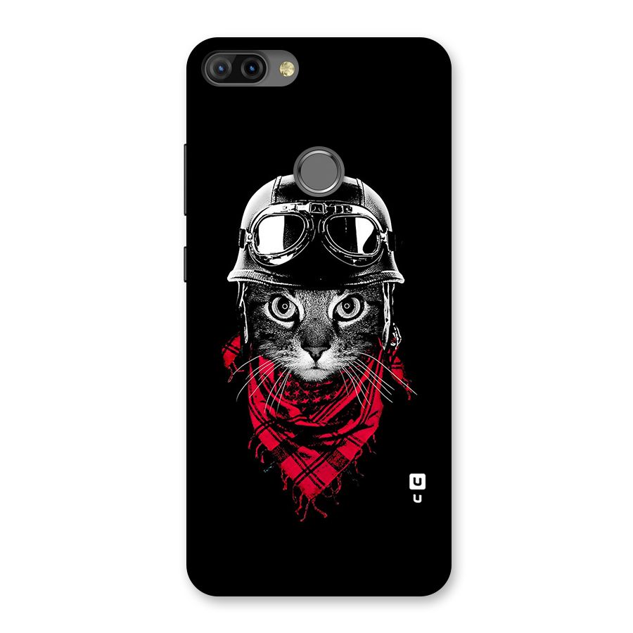 Cool Biker Cat Back Case for Infinix Hot 6 Pro