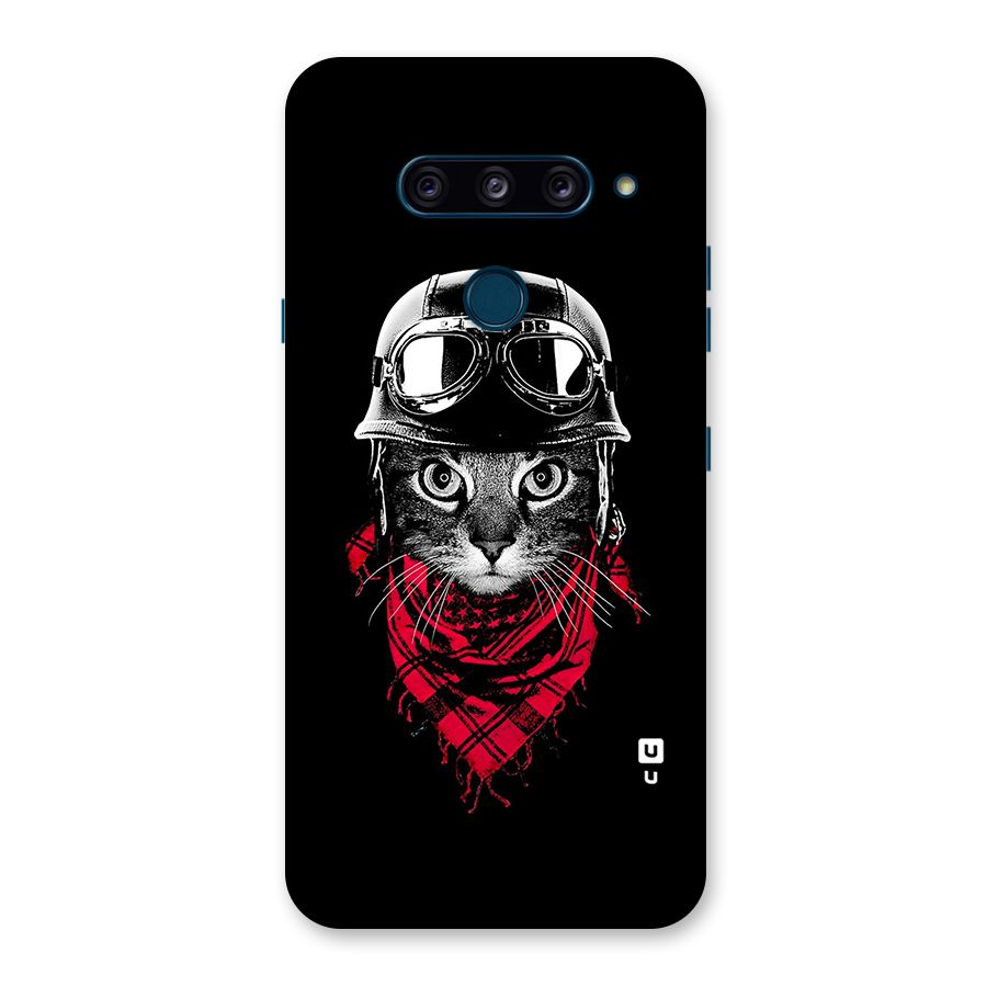 Cool Biker Cat Back Case for LG  V40 ThinQ