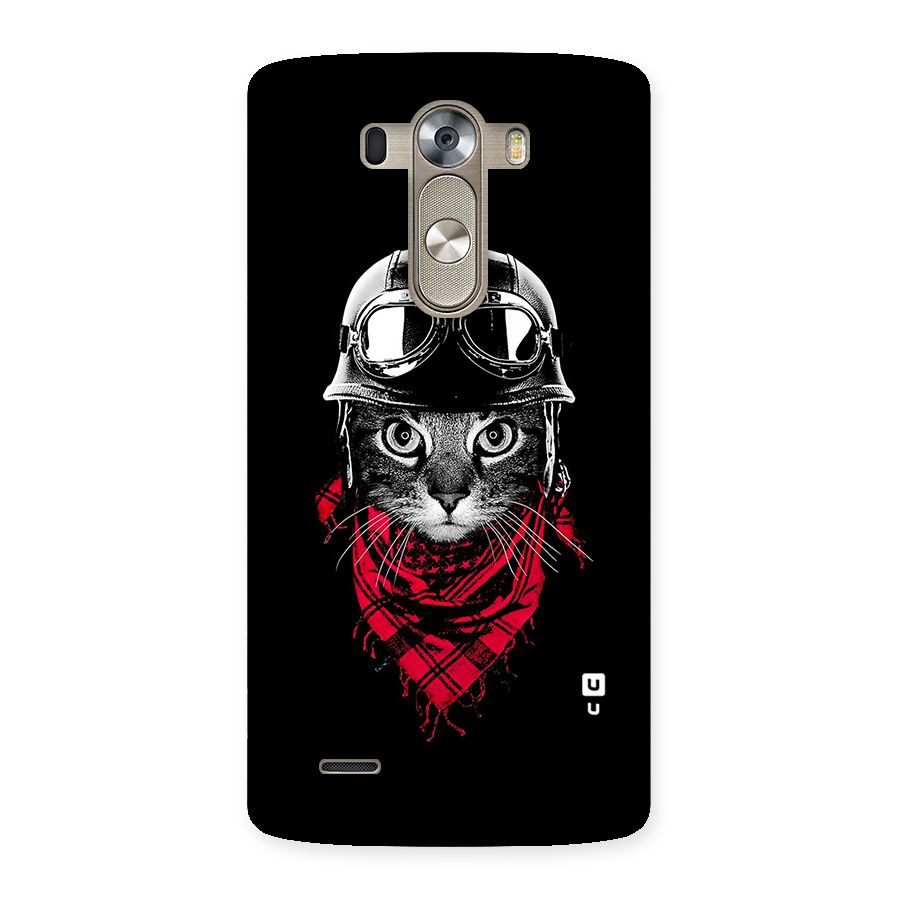 Cool Biker Cat Back Case for LG G3