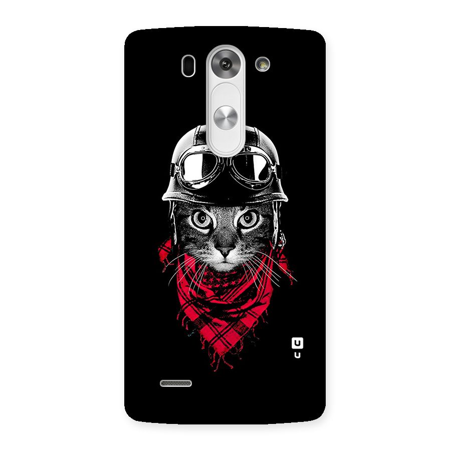 Cool Biker Cat Back Case for LG G3 Mini
