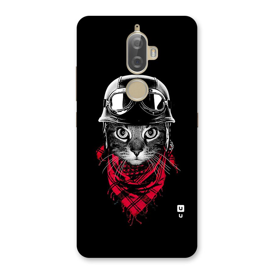 Cool Biker Cat Back Case for Lenovo K8 Plus