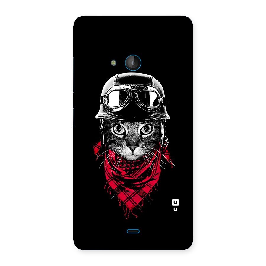 Cool Biker Cat Back Case for Lumia 540