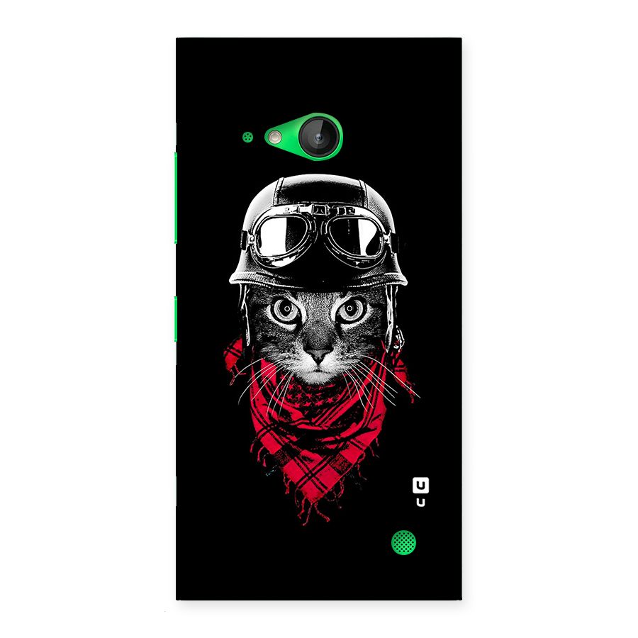 Cool Biker Cat Back Case for Lumia 730