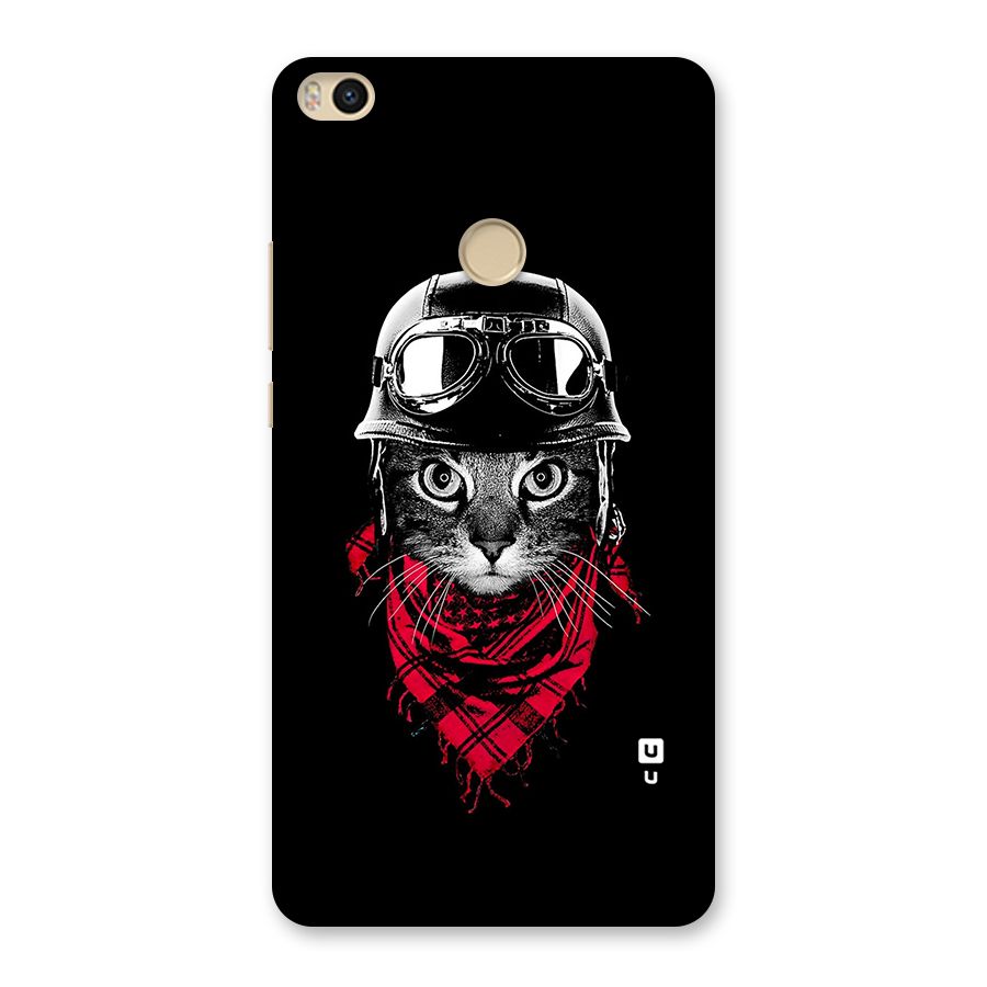 Cool Biker Cat Back Case for Mi Max 2