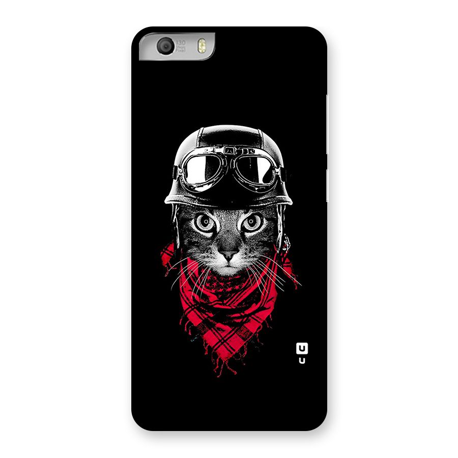 Cool Biker Cat Back Case for Micromax Canvas Knight 2
