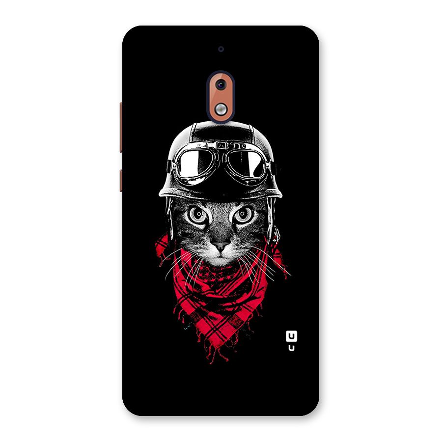 Cool Biker Cat Back Case for Nokia 2.1