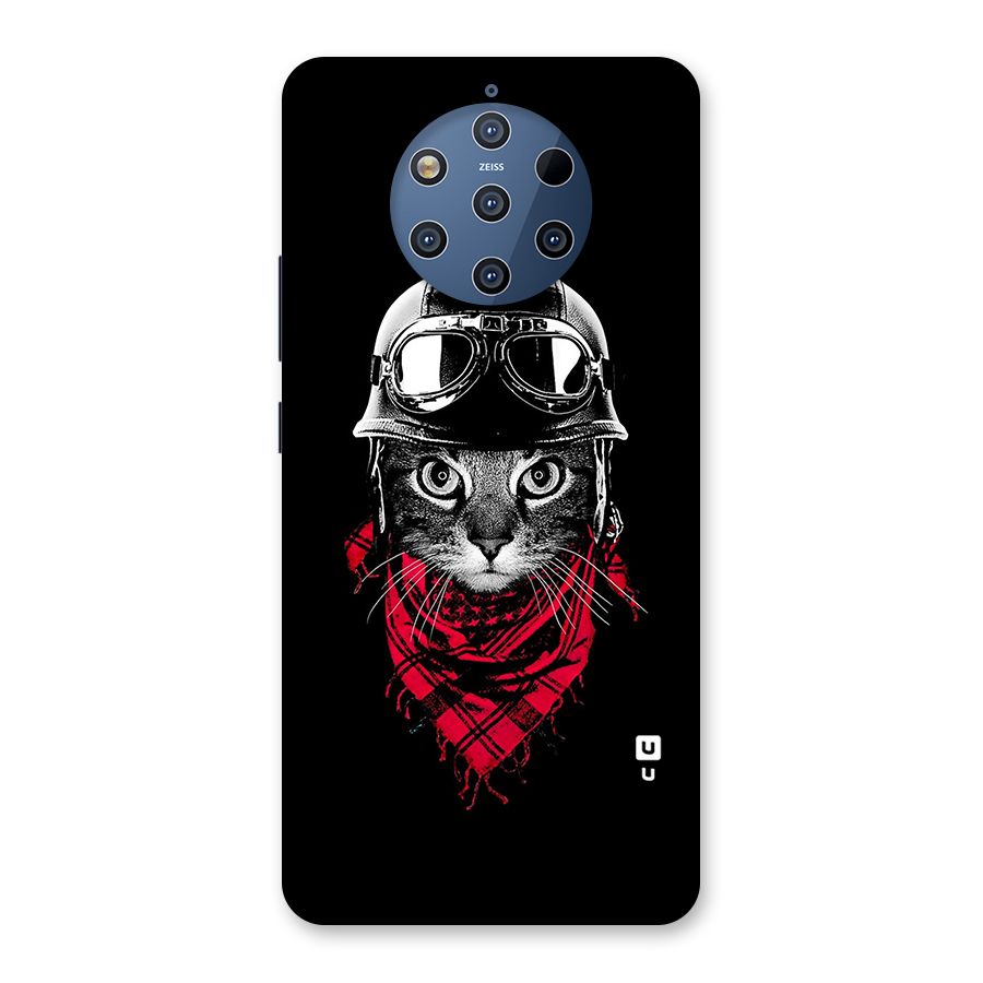 Cool Biker Cat Back Case for Nokia 9 PureView