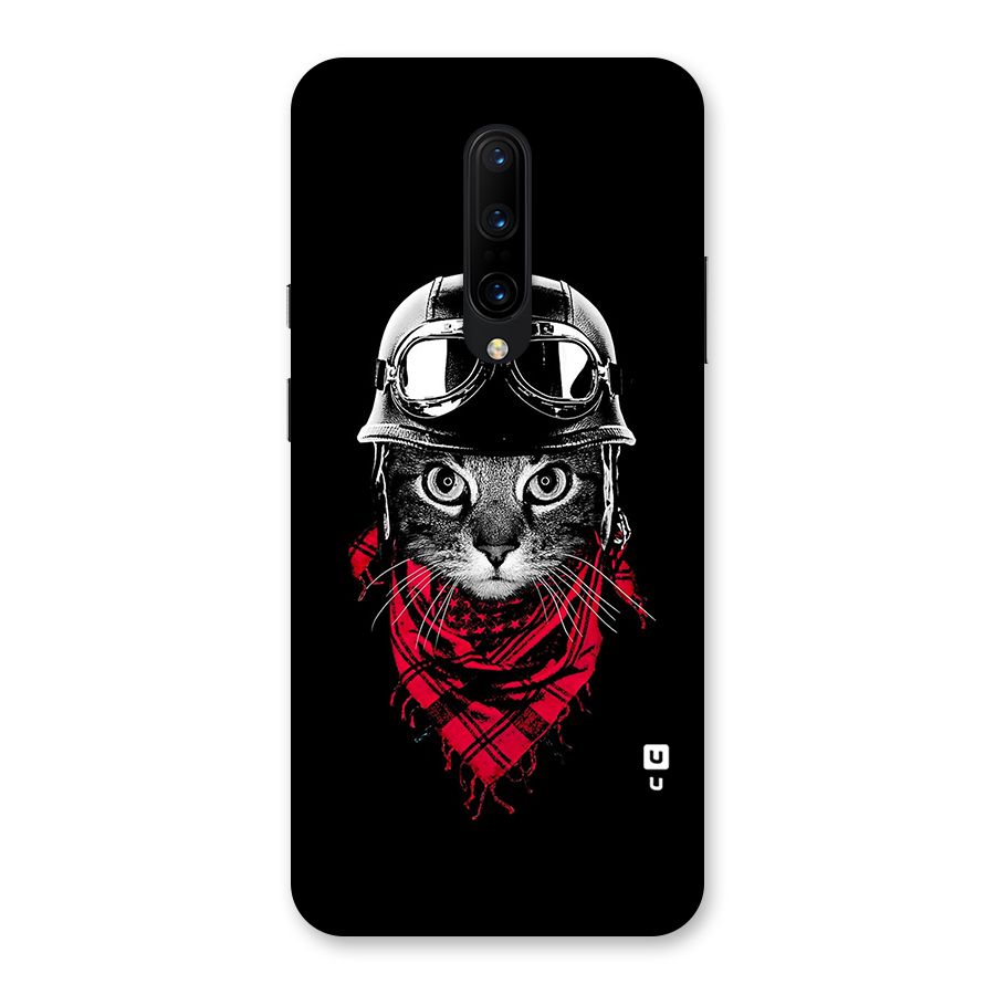 Cool Biker Cat Back Case for OnePlus 7 Pro