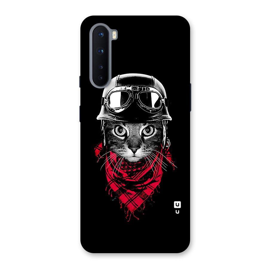 Cool Biker Cat Back Case for OnePlus Nord