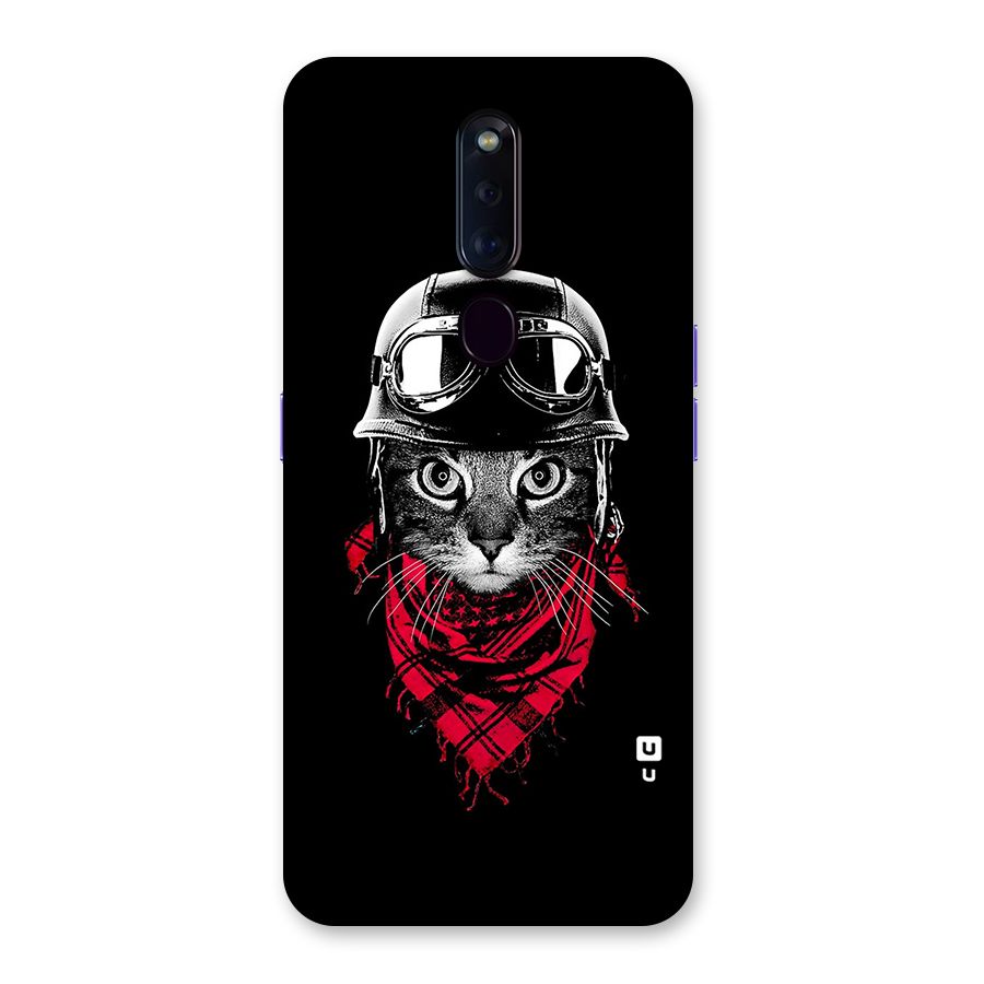 Cool Biker Cat Back Case for Oppo F11 Pro