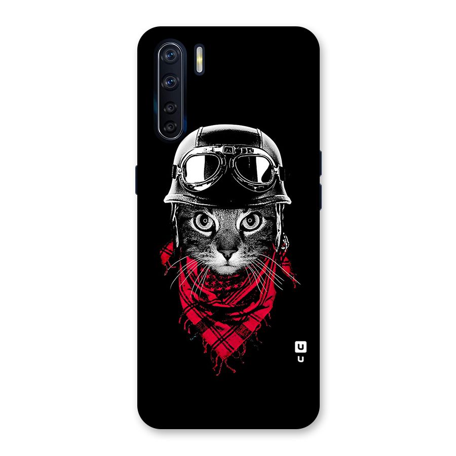 Cool Biker Cat Back Case for Oppo F15