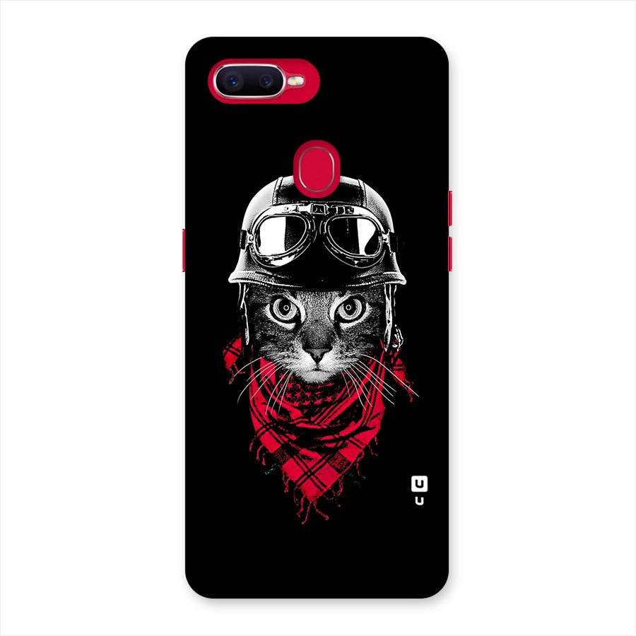 Cool Biker Cat Back Case for Oppo F9 Pro