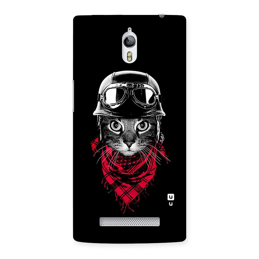 Cool Biker Cat Back Case for Oppo Find 7