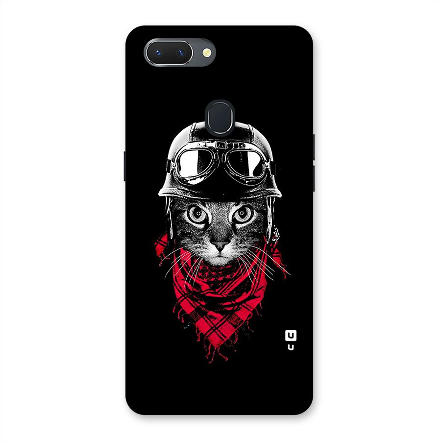 Cool Biker Cat Back Case for Oppo Realme 2