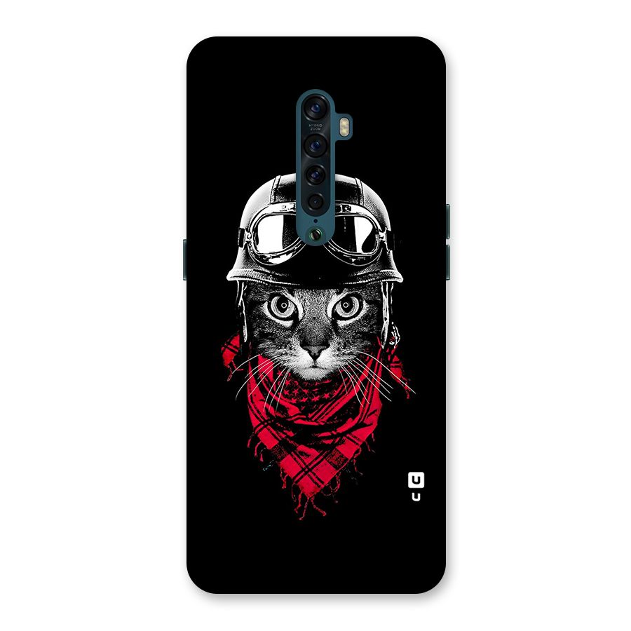 Cool Biker Cat Back Case for Oppo Reno2