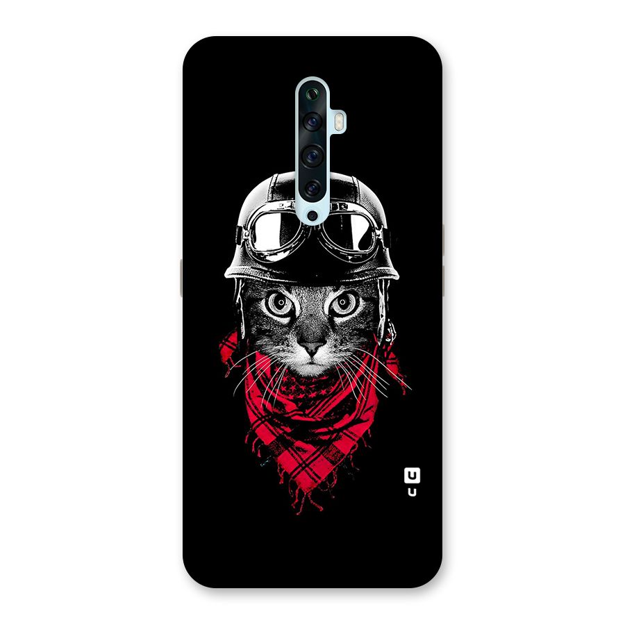 Cool Biker Cat Back Case for Oppo Reno2 Z