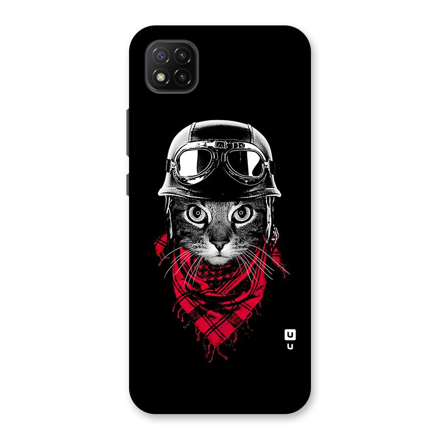 Cool Biker Cat Back Case for Poco C3