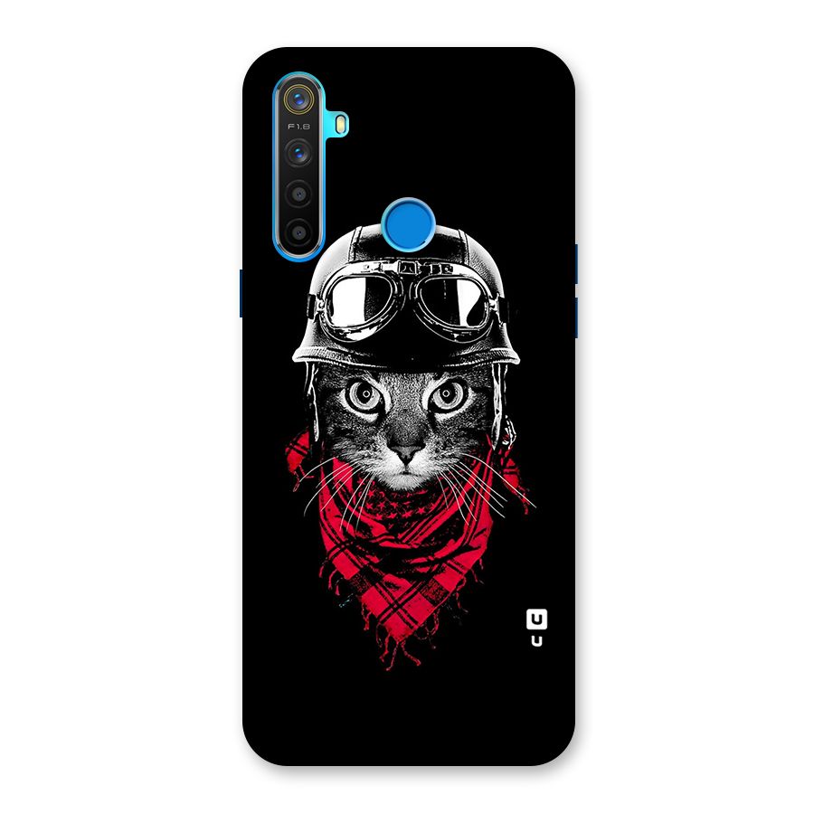 Cool Biker Cat Back Case for Realme 5