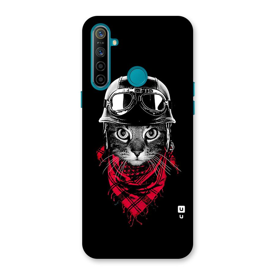 Cool Biker Cat Back Case for Realme 5i