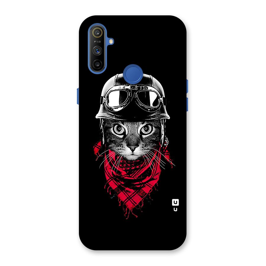 Cool Biker Cat Back Case for Realme Narzo 10A