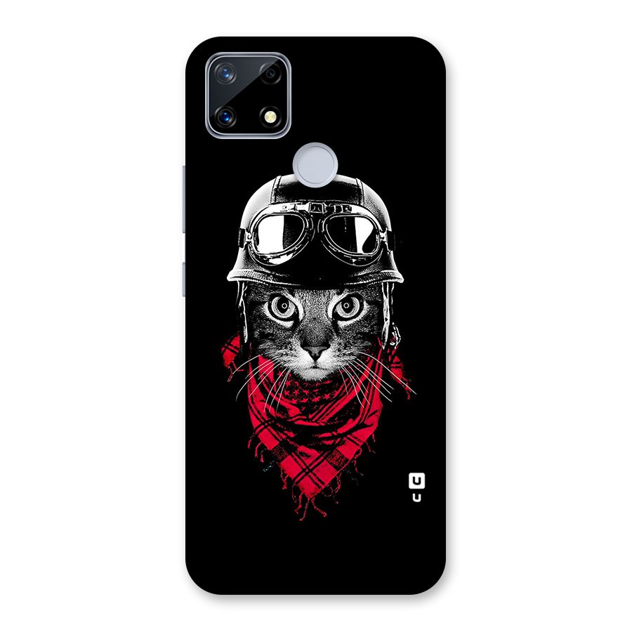 Cool Biker Cat Back Case for Realme Narzo 20