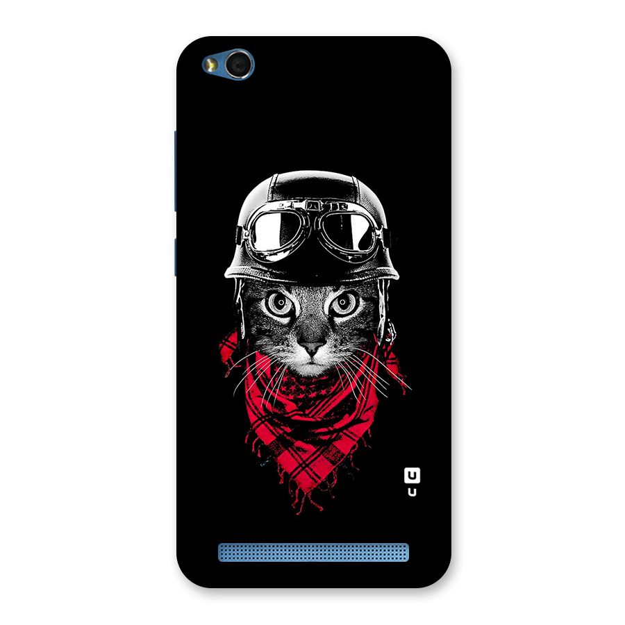 Cool Biker Cat Back Case for Redmi 5A