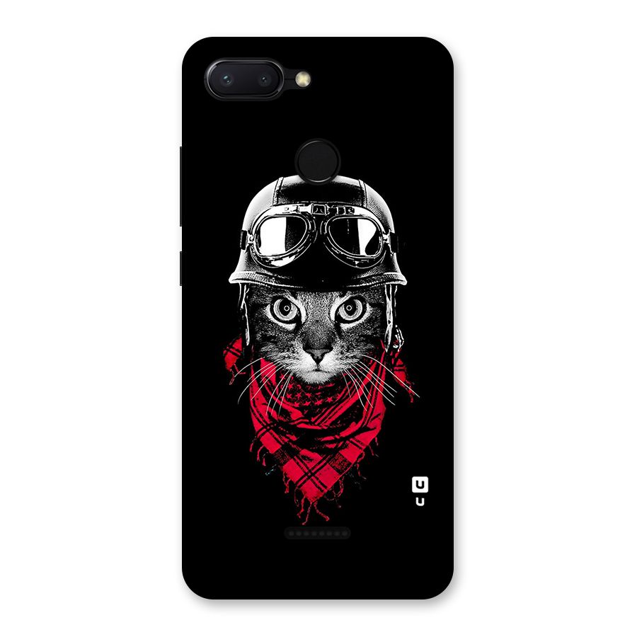 Cool Biker Cat Back Case for Redmi 6
