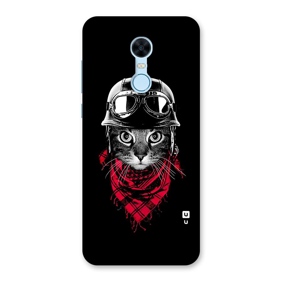 Cool Biker Cat Back Case for Redmi Note 5