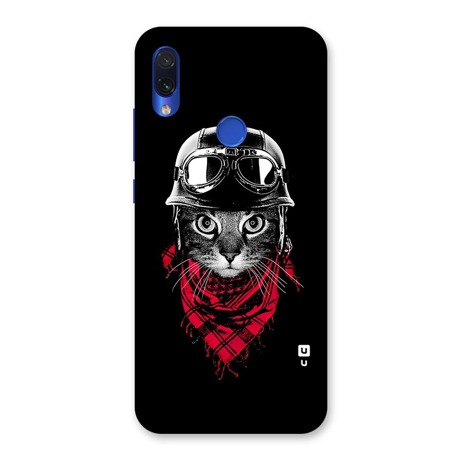 Cool Biker Cat Back Case for Redmi Note 7