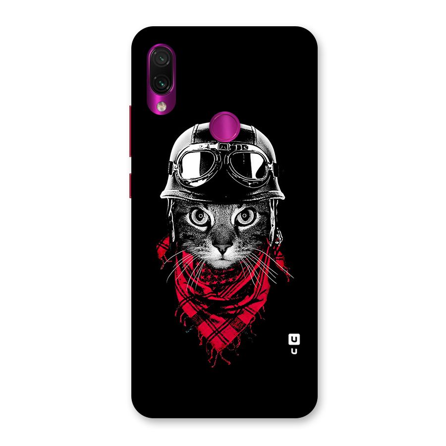 Cool Biker Cat Back Case for Redmi Note 7 Pro