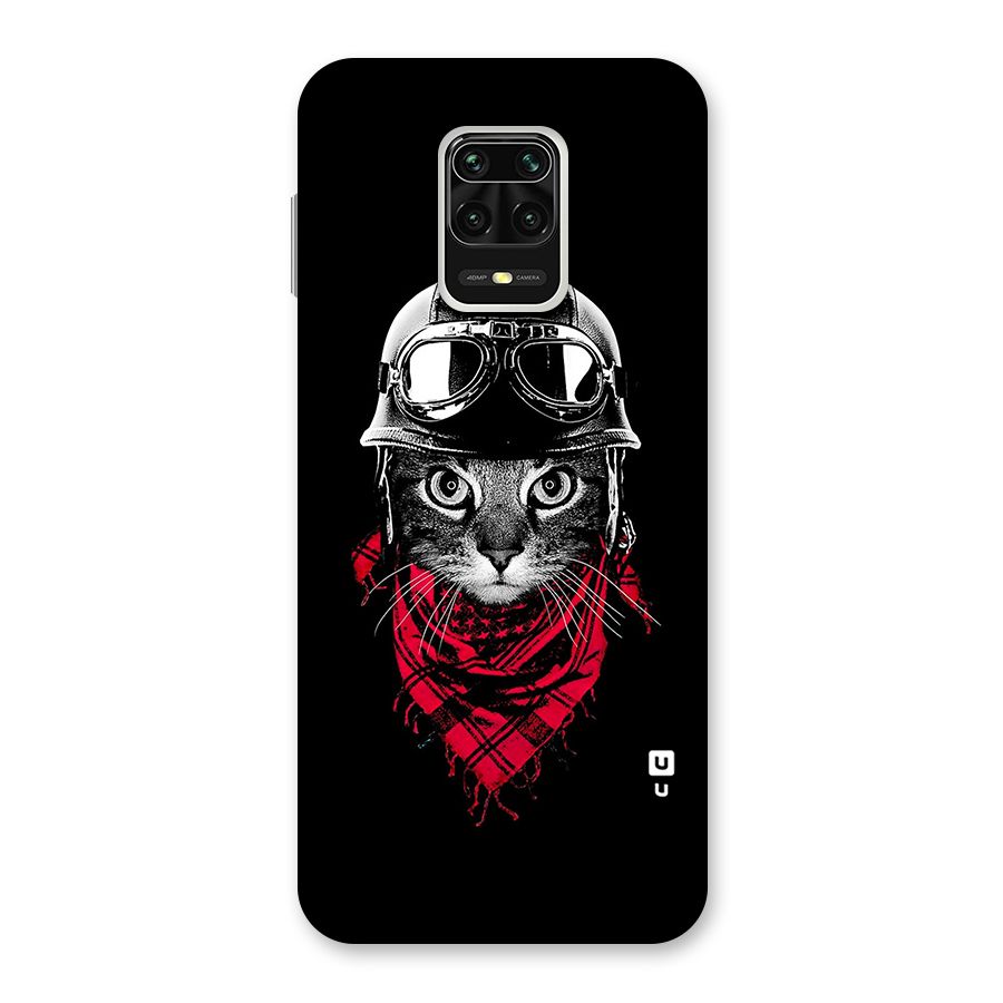 Cool Biker Cat Back Case for Redmi Note 9 Pro