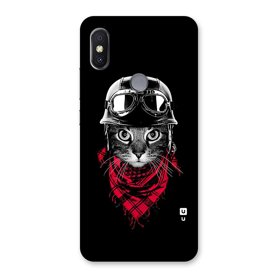 Cool Biker Cat Back Case for Redmi Y2