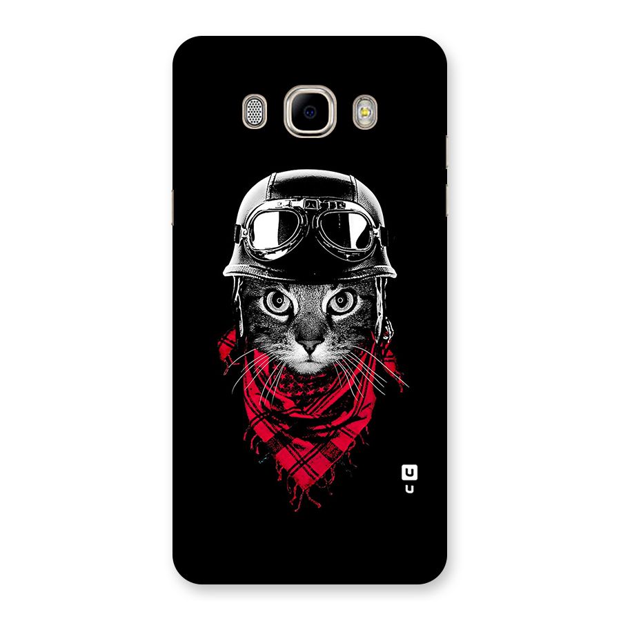 Cool Biker Cat Back Case for Samsung Galaxy J7 2016