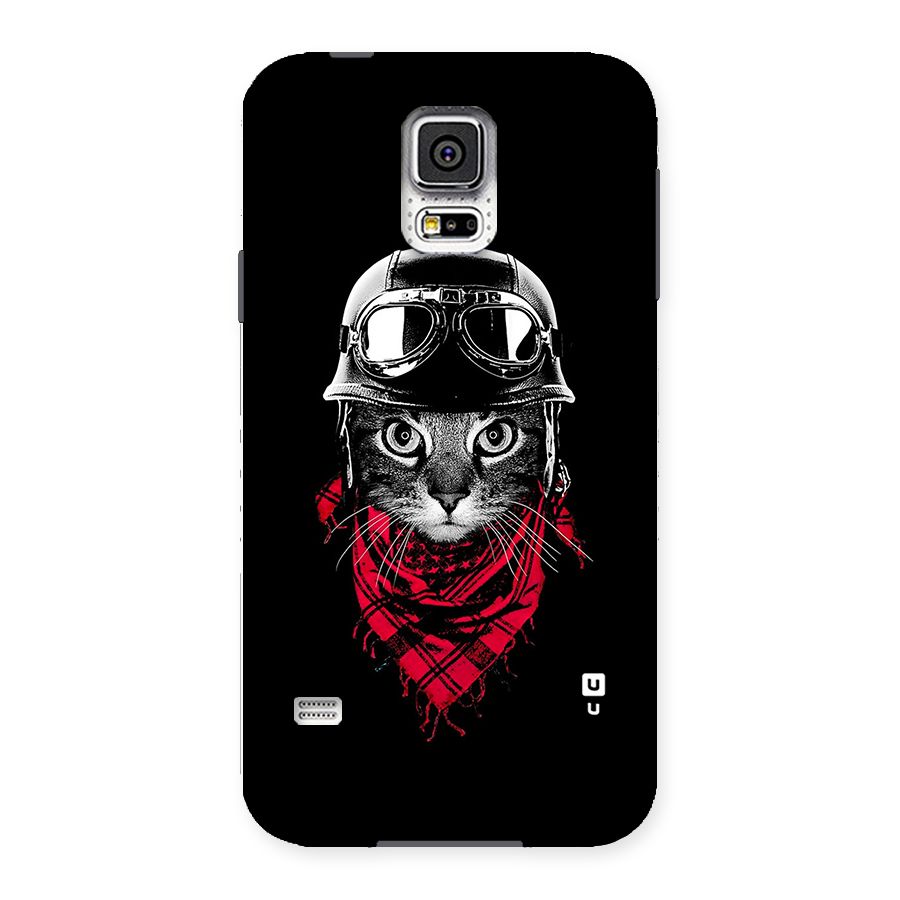 Cool Biker Cat Back Case for Samsung Galaxy S5