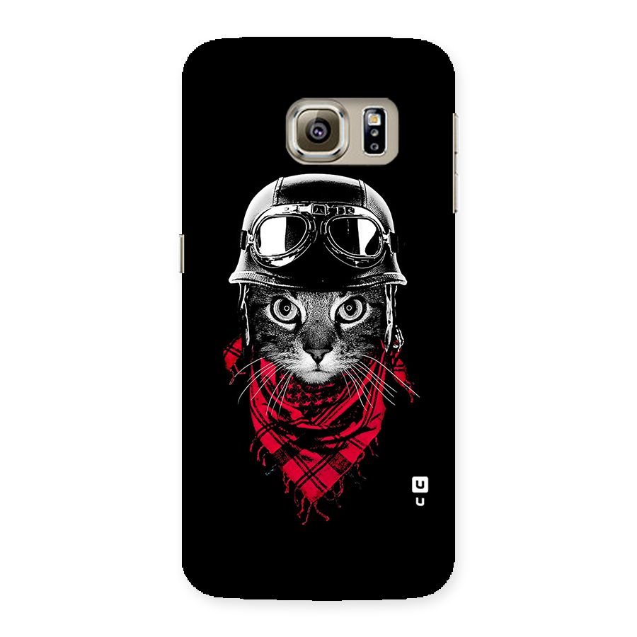 Cool Biker Cat Back Case for Samsung Galaxy S6 Edge