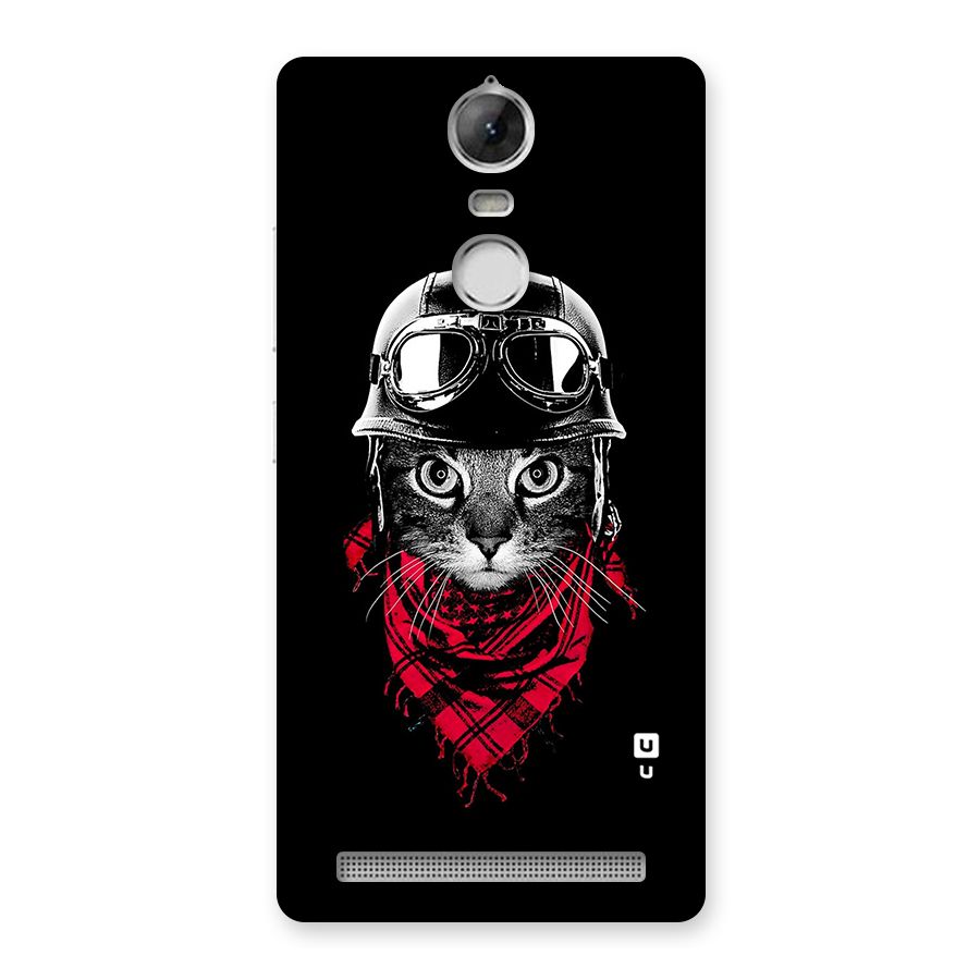 Cool Biker Cat Back Case for Vibe K5 Note