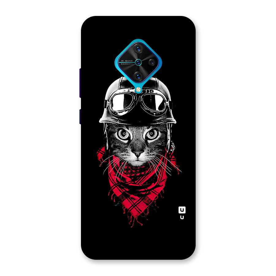 Cool Biker Cat Back Case for Vivo S1 Pro