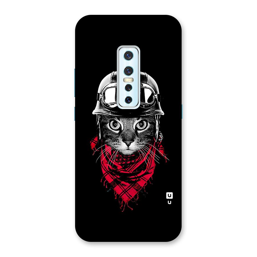 Cool Biker Cat Back Case for Vivo V17 Pro